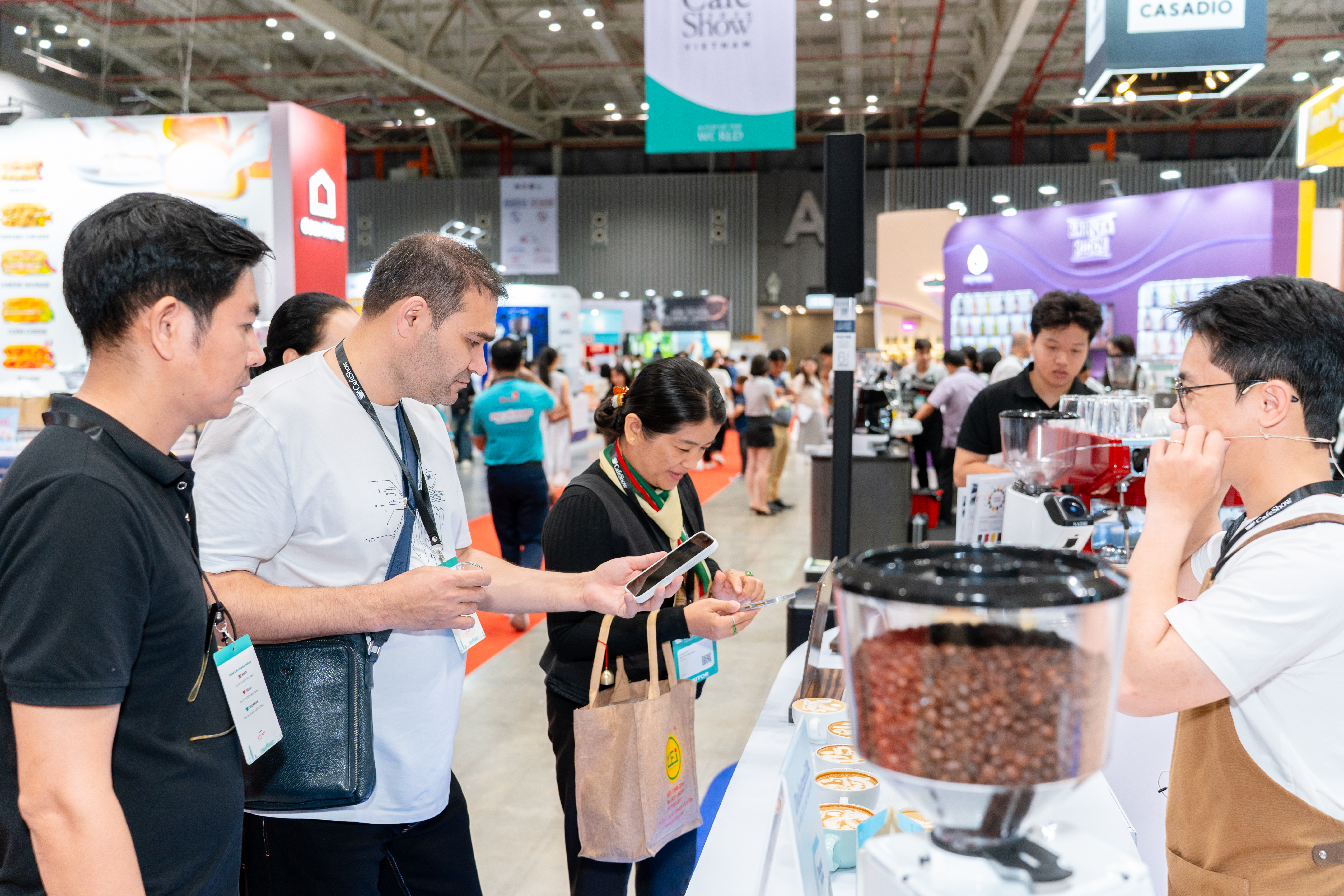 카페쇼 베트남 전시 현장